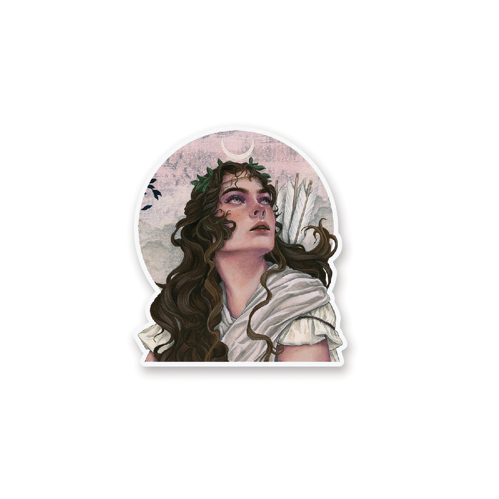 Artemis Moon Goddess Sticker – STICKII