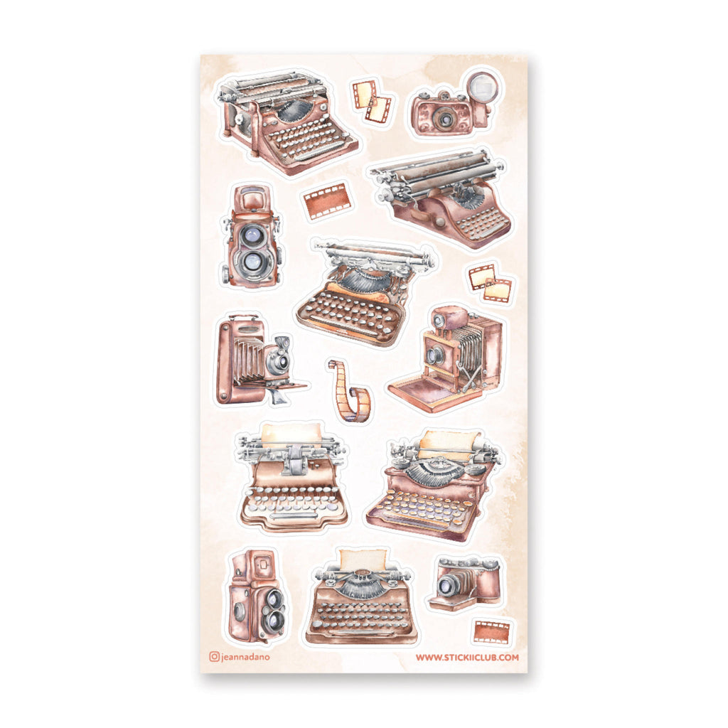 Antique Ephemera Sticker Sheet – STICKII