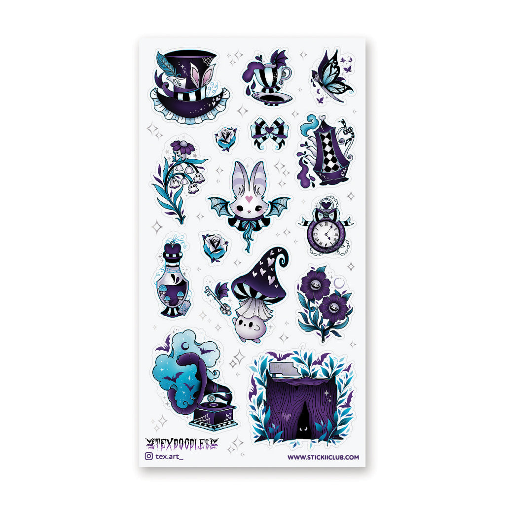 Dark Wonderland Sticker Sheet - STICKII