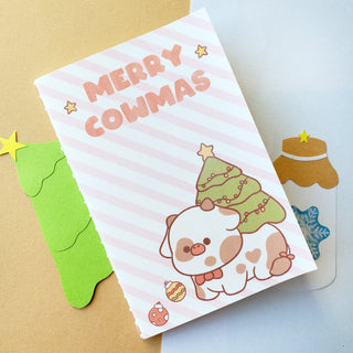Merry Cowmas Sticker Book