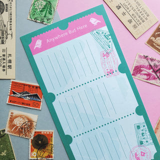 Anywhere But Here Note Papers