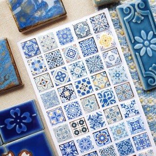 Azure Whimsy Tiles