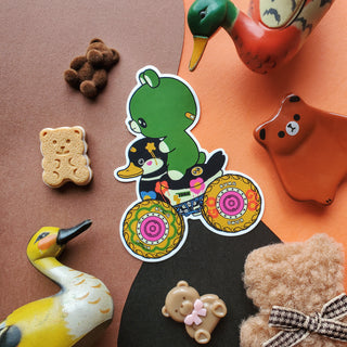 Roll With It Sticker