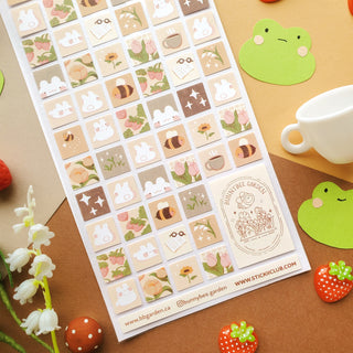 Buzzing Garden Squares