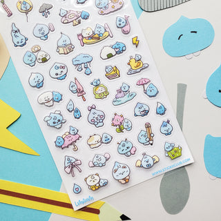Kawaii Raindrops