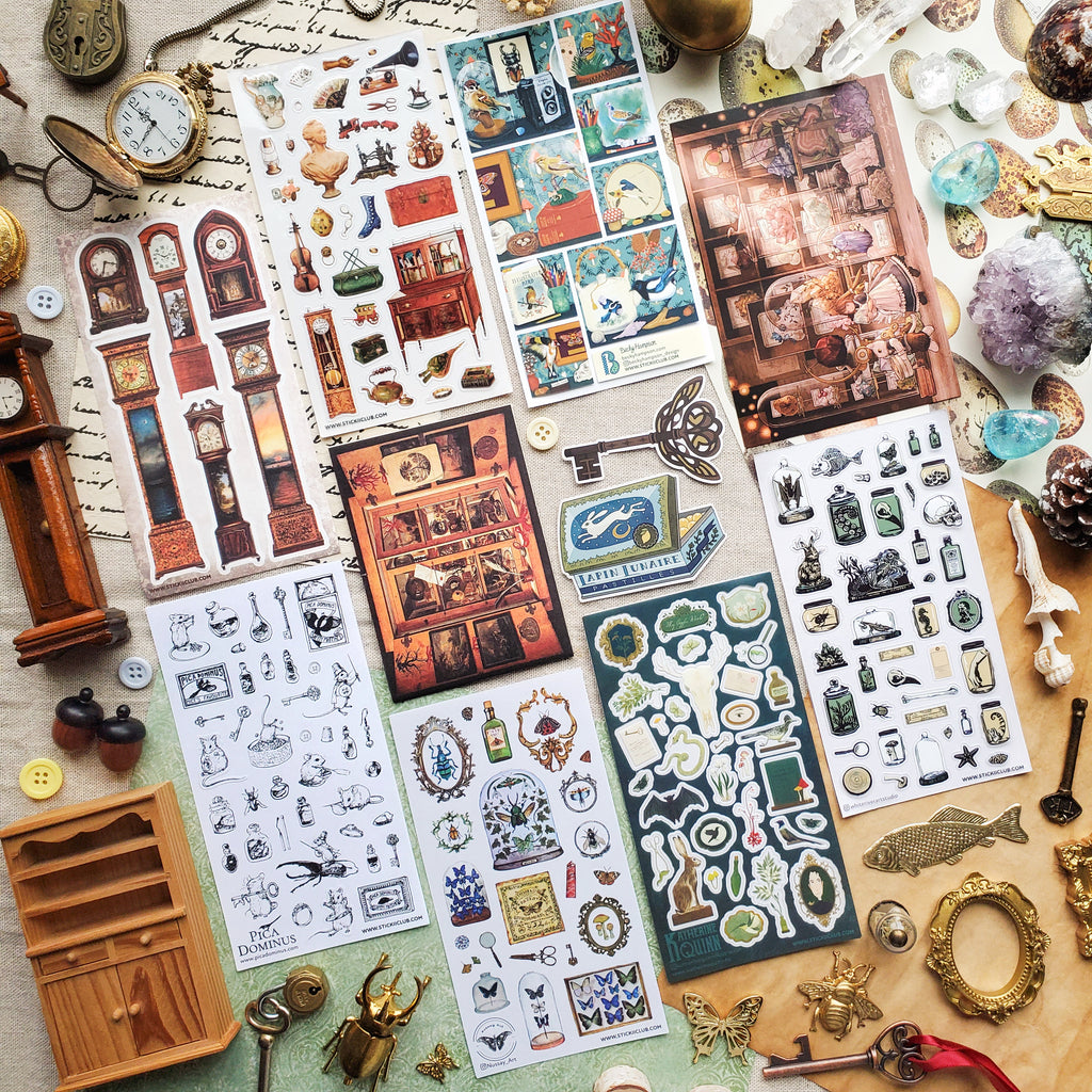 April 2026 Vintage Pack: Curious Collections – STICKII