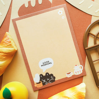 Cozy Cat Morning Mini Notepad