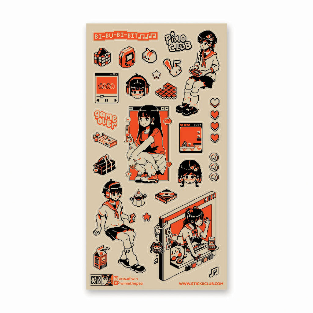 8-Bit Daydream Sticker Sheet – STICKII