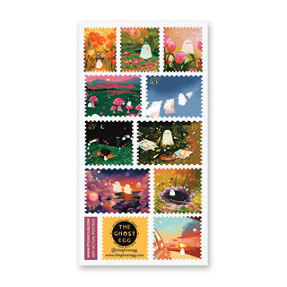 Kawaii Ghost Stamps