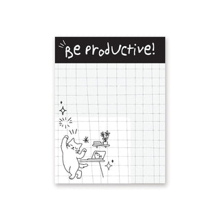 Purrductive Plans Mini Notepad
