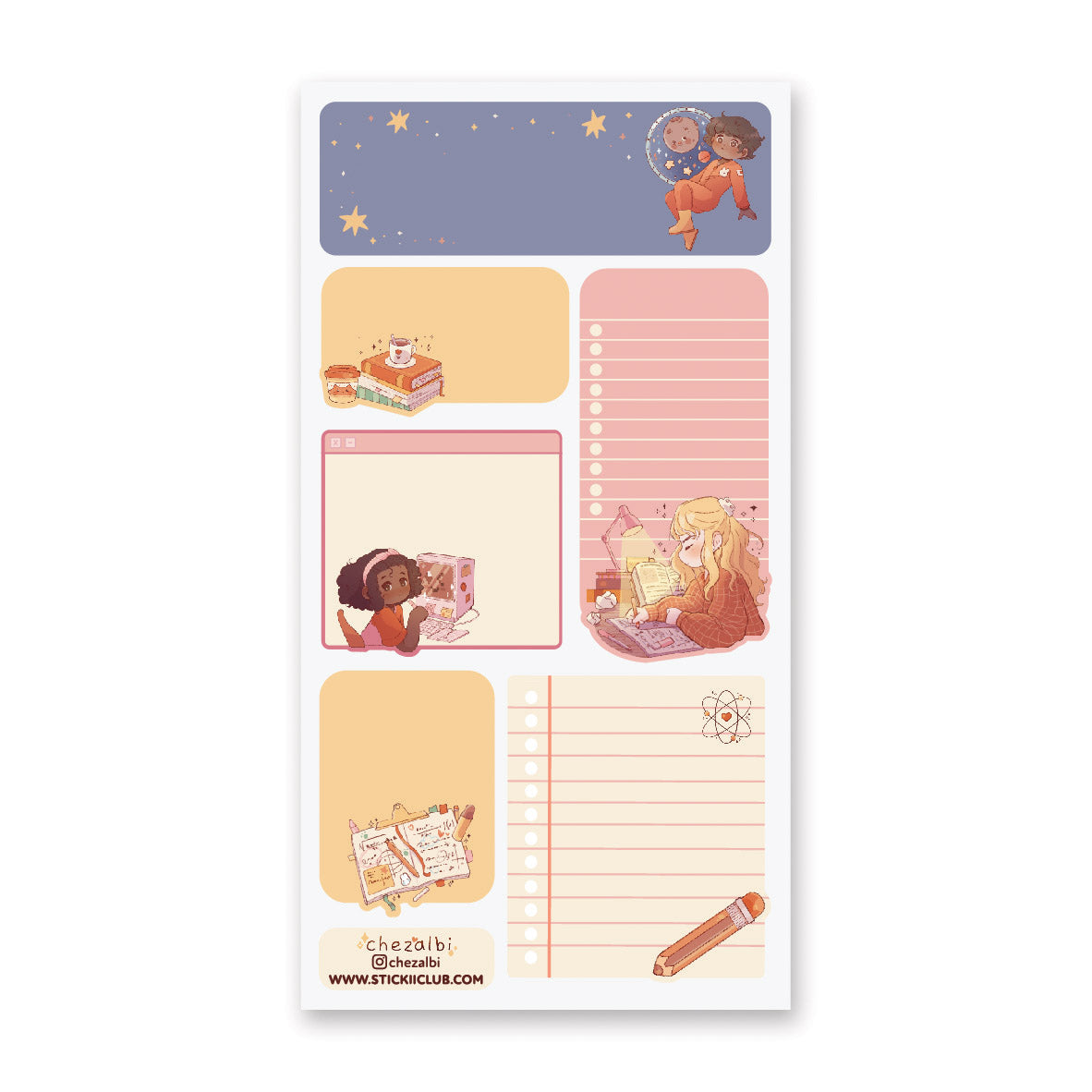 Stem Label Sticker STEM Girls’ Labels Sticker Sheet – STICKII