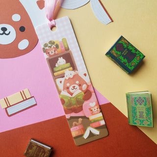 Bookish Red Panda Bookmark