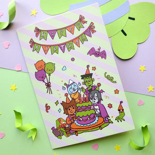 Spooky Birthday Card