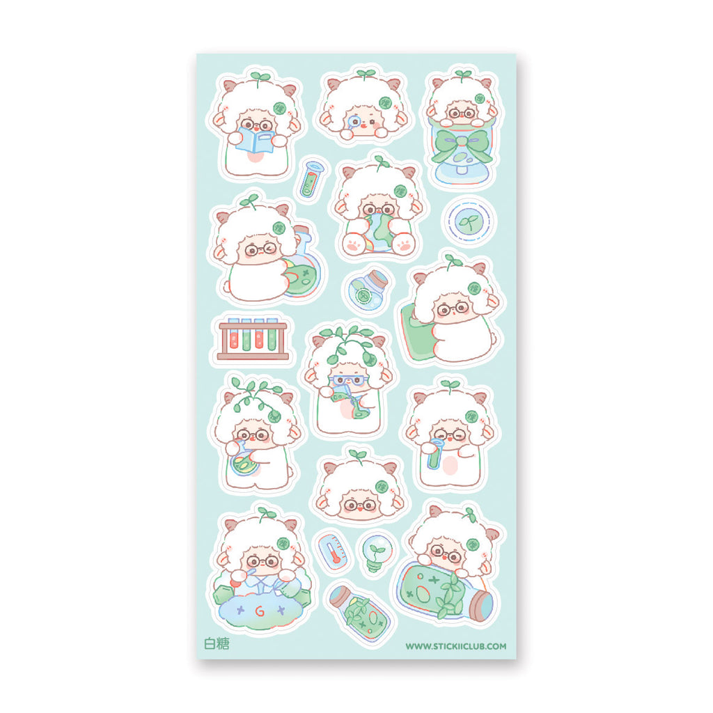 Science Sheep Sticker Sheet – STICKII