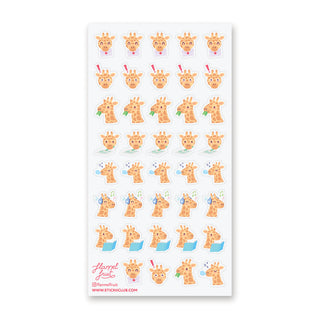 Charming Giraffe Icons