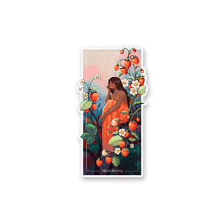 Dreamy Strawberry Garden Muse Sticker
