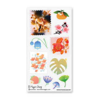 Sunlit Leaves & Blossoms