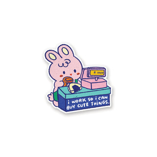 Bunny Konbini Sticker