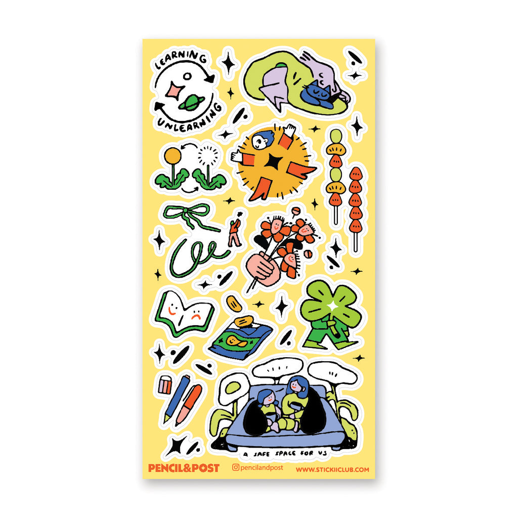 Learning Growth Sticker Learning & Growing Sticker Sheet – STICKII