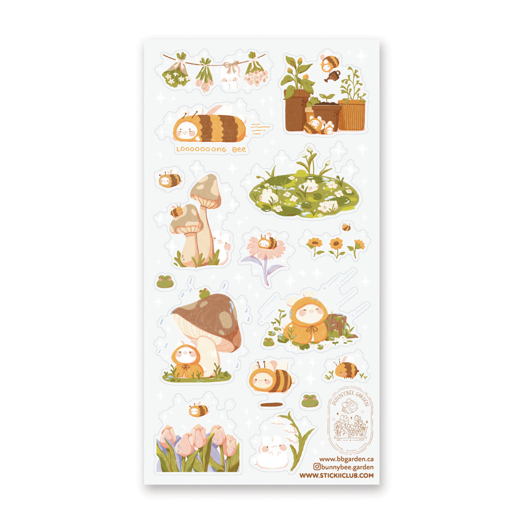 Buzzing Garden Sticker Sheet – STICKII