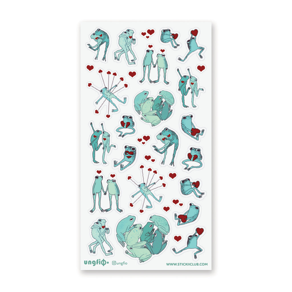 Toadally in Love Sticker Sheet – STICKII