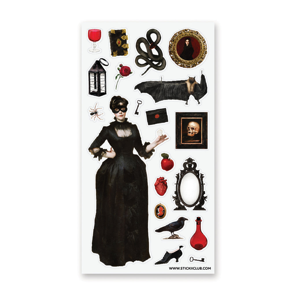 Victorian Vampiress Sticker Sheet – STICKII