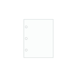 blank filler paper binder folder journal notebook mini tofu organizer