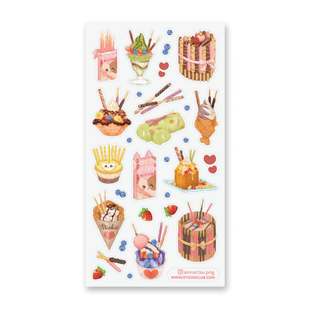 Sweet Stick(ii) Snacks Sticker Sheet – STICKII