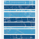 architecture drafting blueprint map sticker sheet