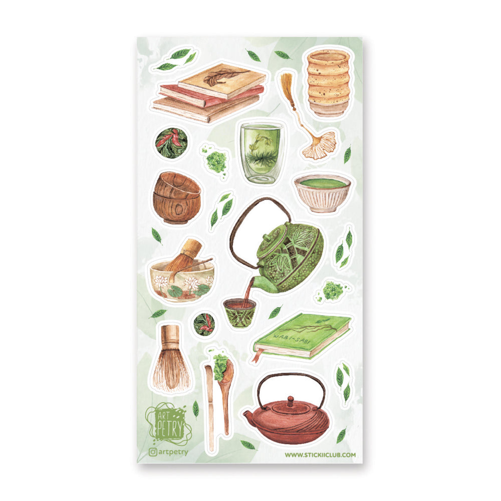 Planche De Stickers Tea Time - Planche A • Elodie Plume