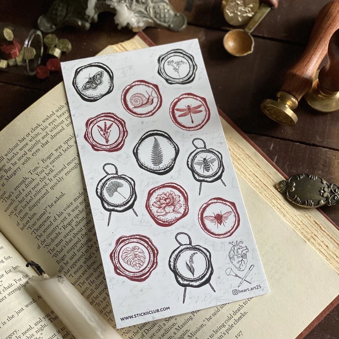 Nature Wax Seals Sticker Sheet – STICKII
