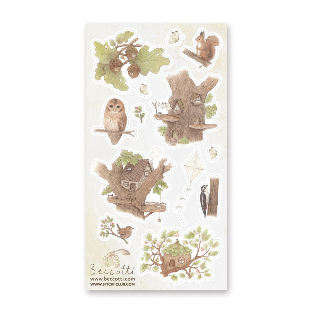 Tree Houses Sticker Sheet – STICKII