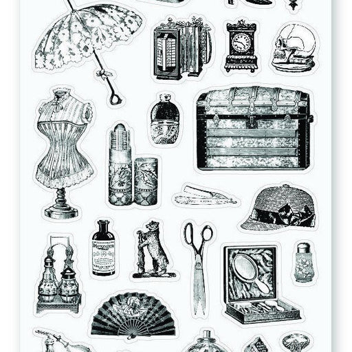 victorian fashion and items sticker sheet