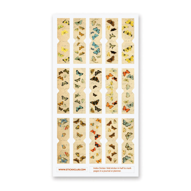 Butterfly Tabs Sticker Sheet – STICKII