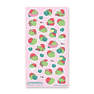 frogs floral hearts valentines holidays seasonal love