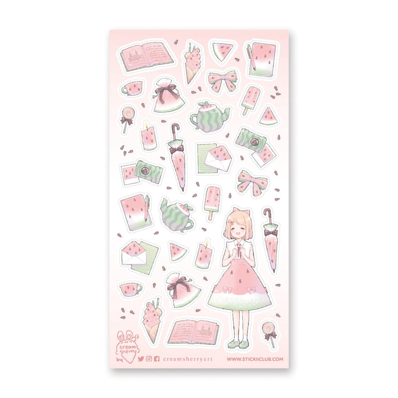 Sweet Watermelon Sticker Sheet – STICKII