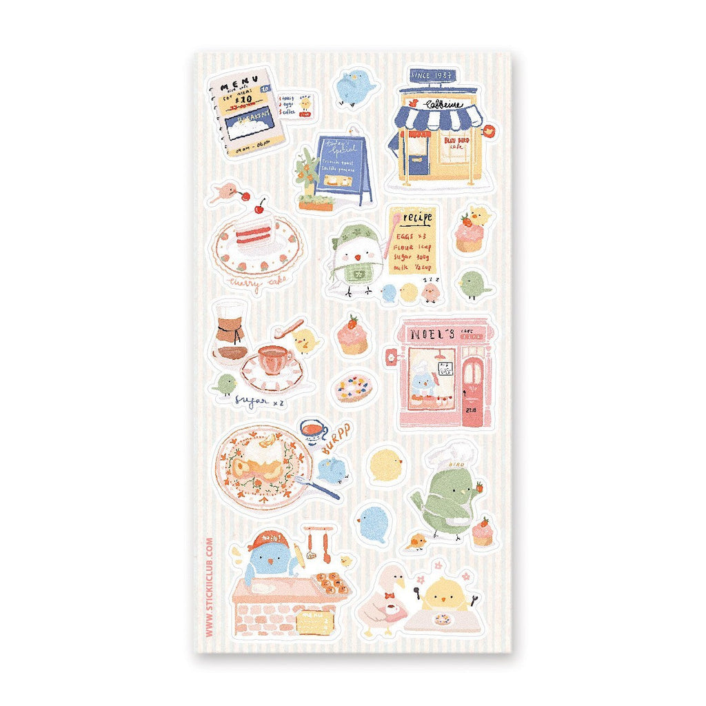 Chick Cafe Sticker Sheet – STICKII