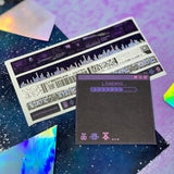 loading computer tech purple pixel digital memopad notepad