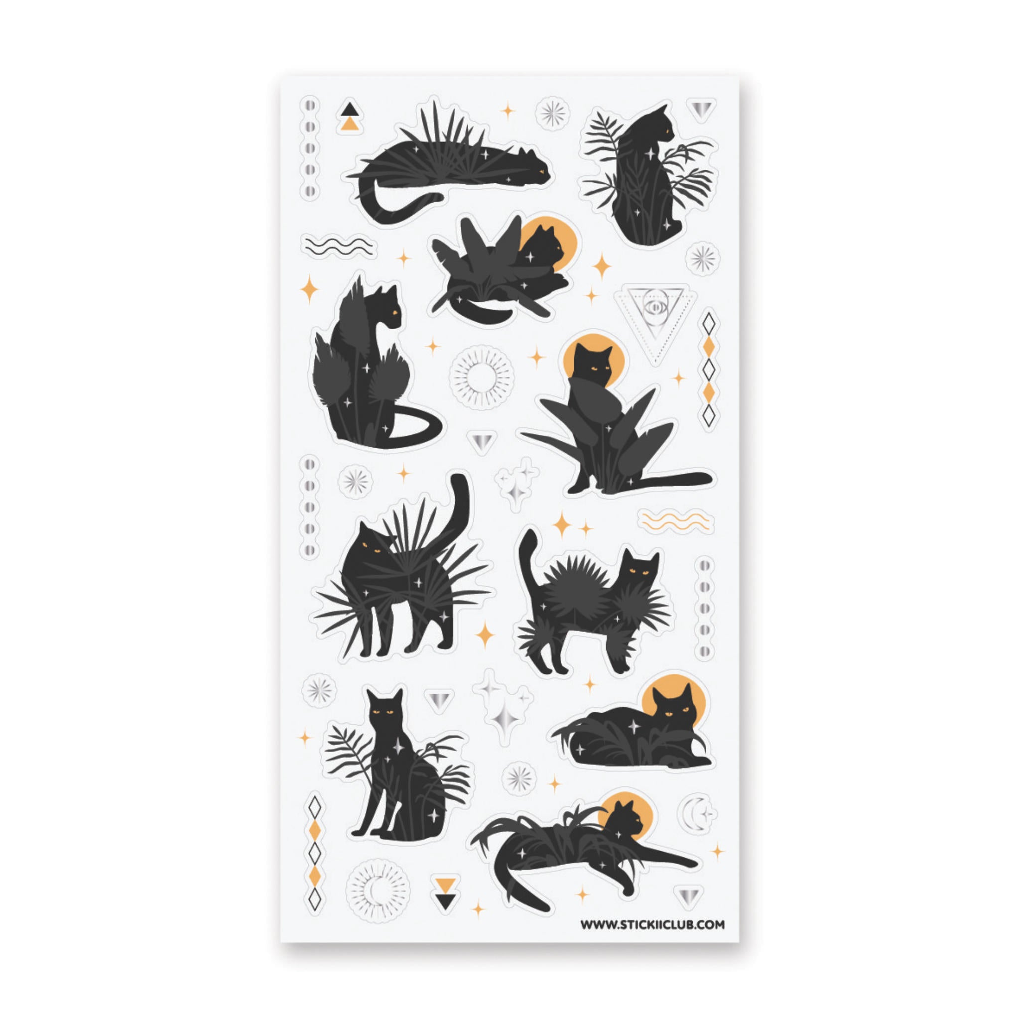 Beloved Black Cats Sticker Sheet – STICKII