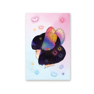 people fantasy stickerbook butterfly wings