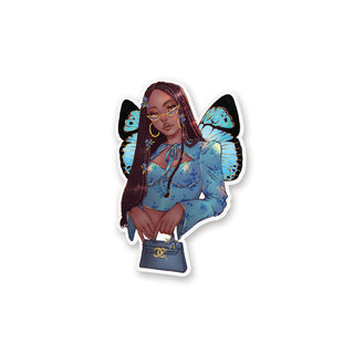 fairy fashion people outfit vinyl sticker
