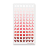 red roses washi planner stickers