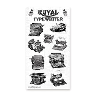 typewriters vintage victorian writing typing letters sticker sheet